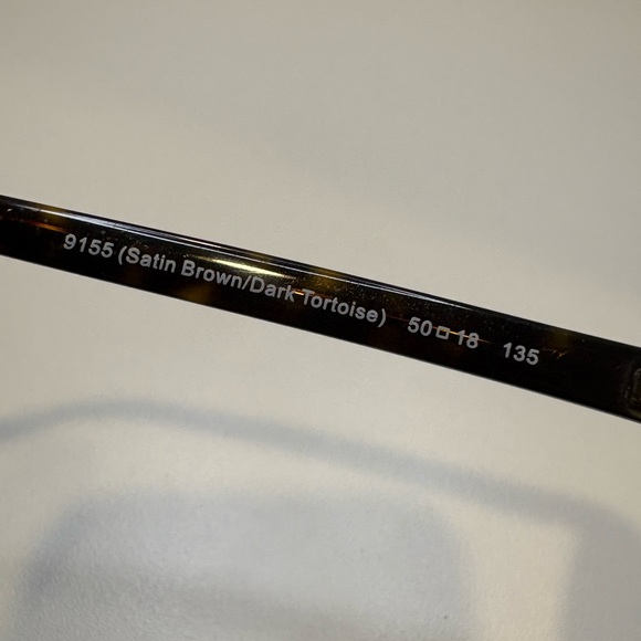 Coach Eyeglass Frames HC5046 (Leigh) 9155 (Satin Brown/Dark Tortoise) 50•18•135 - Picture 7 of 12